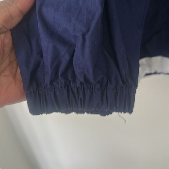 Westbound Cotton Vintage Blue Nautical Pullover Jacket L - Picture 4 of 6